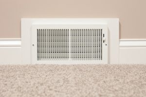 hvac vent on floor inside home